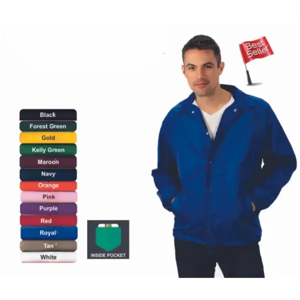 Nylon taffeta shell with 100% soft cotton flannel lining, inside chest... from ASI 72657 Active Life Promo / Active Life Promo Active Life