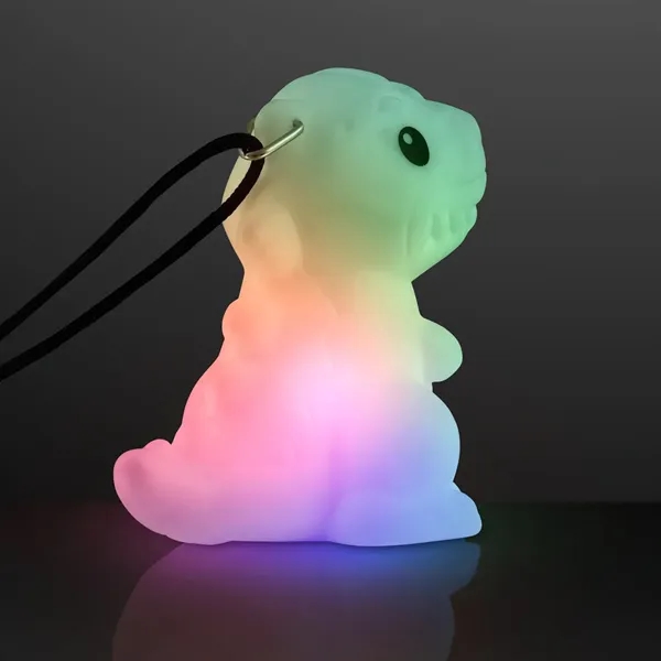 Light Up Dinosaur Necklace, Color Change LED; Blank Pricing... from ASI 34194 ALightPromos