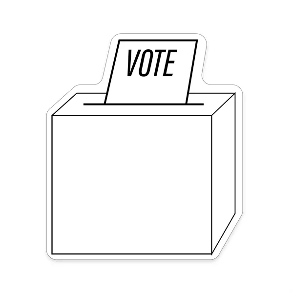 35 mil Vote shaped magnet that's made in the USA and... from ASI 54040 Fey Promo / Magna-Tel by Fey