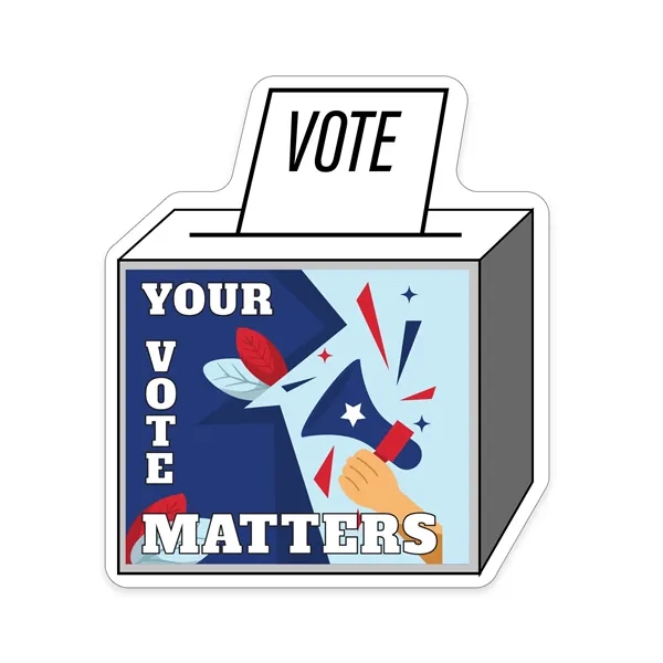 35 mil Vote shaped magnet that's made in the USA and... from ASI 54040 Fey Promo / Magna-Tel by Fey