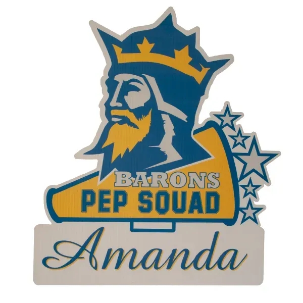 Custom Yard Sign - Up to 22" x 22" - Full... from ASI 77280 Pepco Poms