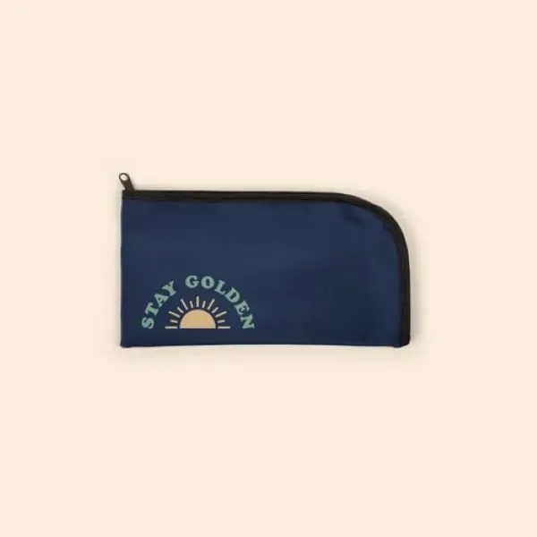 Curved zipper bank bag with zipper closure, laminated nylon, 10 1/2"... from ASI 74710 Numo / NUMO