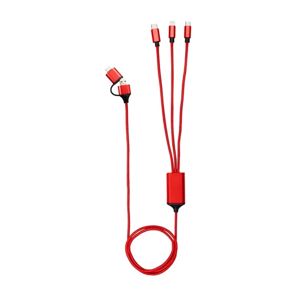 3', 4-in-1 charging cable.... from ASI 61125 Hit Promotional Products / Hit®