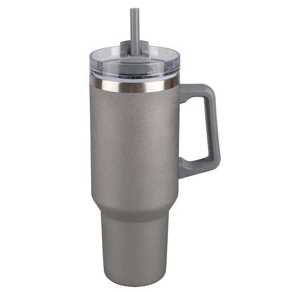 40 oz. travel mug with stainless steel exterior, plastic inner walls... from ASI 52840 Evans Manufacturing