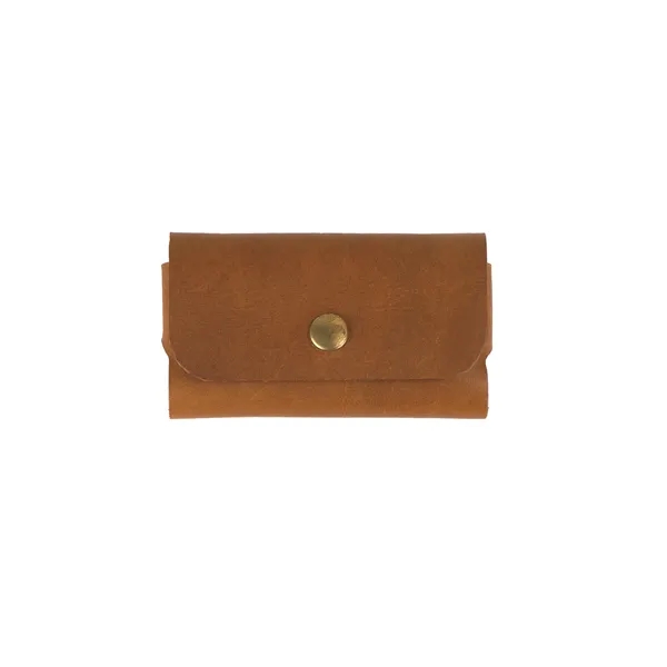 Full-grain leather business card holder.... from ASI 75126 Oowee Products