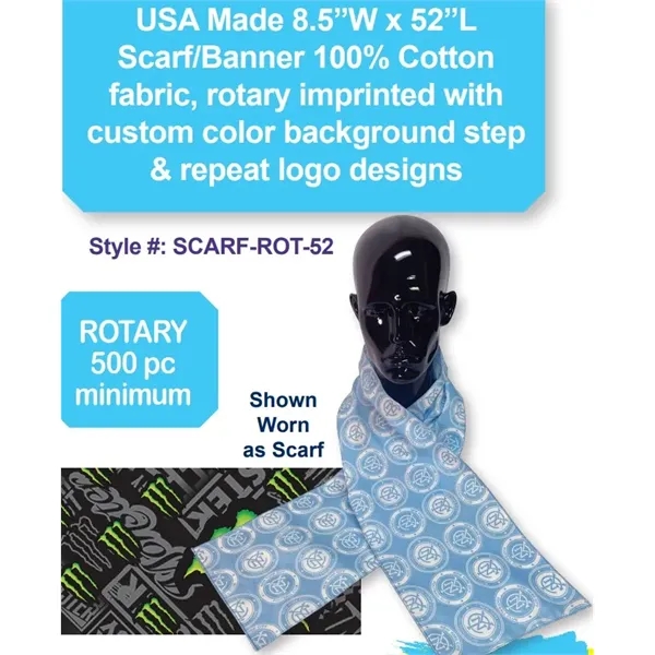 USA made banner/bandanna for cheering or wearing.... from ASI 44020 Bandanna Promotions By CARO-LINE / Bandanna Promotions