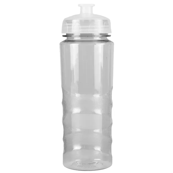 20 oz food grade RPET water bottle with wide-mouth design and... from ASI 52840 Evans Manufacturing