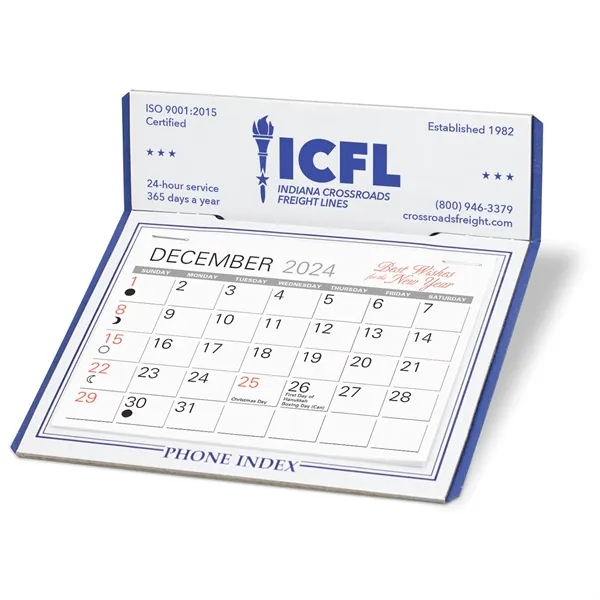 #1 Selling Desk Calendar in the industry customize in 3 areas,... from ASI 95280 Warwick Publishing Co / Warwick