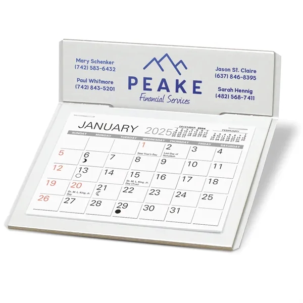 Desk Calendar with 4 3/8" x 3 1/4" memo style 13... from ASI 95280 Warwick Publishing Co / Warwick
