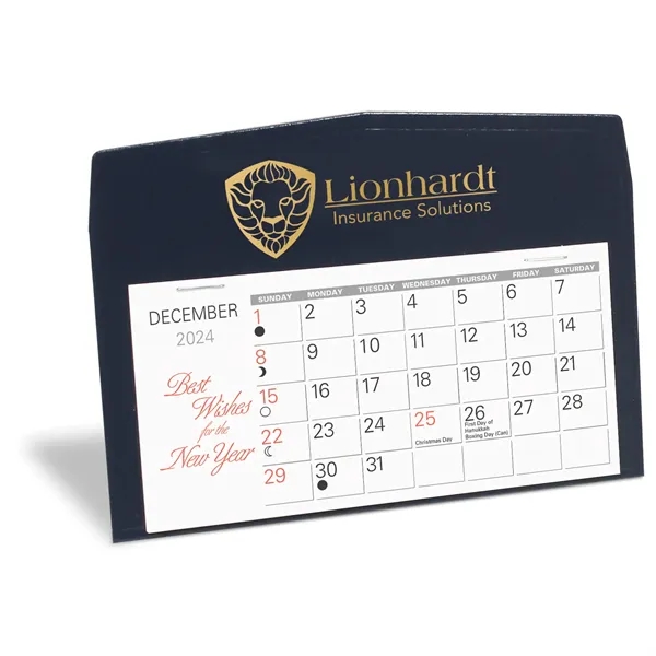 Desk Calendar foil stamped with a 13 month medium memo style... from ASI 95280 Warwick Publishing Co / Warwick