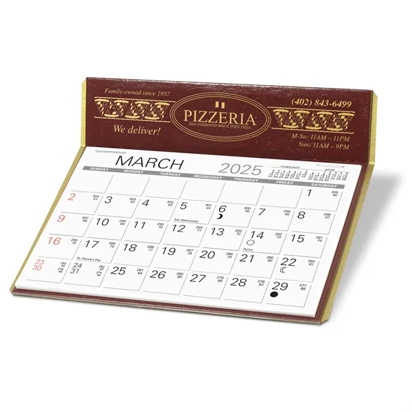 Desk Calendar with 6" x 4 3/16" large memo style 13... from ASI 95280 Warwick Publishing Co / Warwick