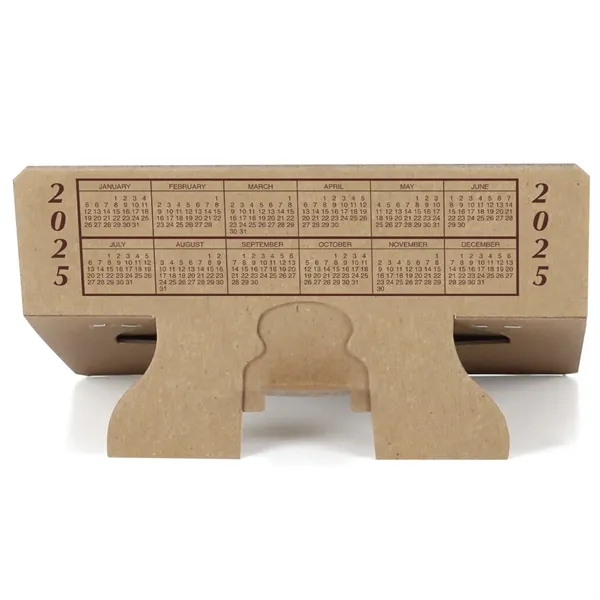 Raw chipboard Desk Calendar with full year calendar printed on back... from ASI 95280 Warwick Publishing Co / Warwick