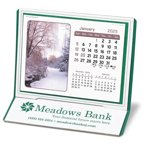 Desk Calendar ink printed with a 13 month scenic or memo... from ASI 95280 Warwick Publishing Co / Warwick