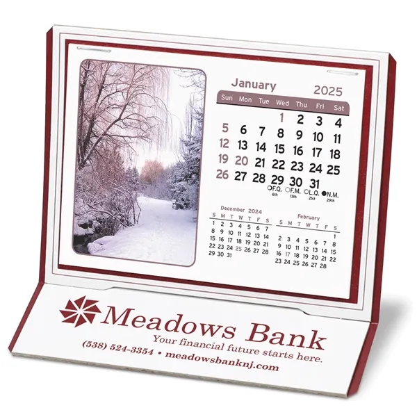 Desk Calendar ink printed with a 13 month scenic or memo... from ASI 95280 Warwick Publishing Co / Warwick