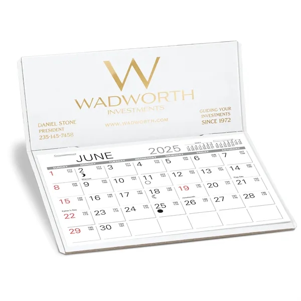 Desk Calendar with a large memo 13 month date pad, available... from ASI 95280 Warwick Publishing Co / Warwick