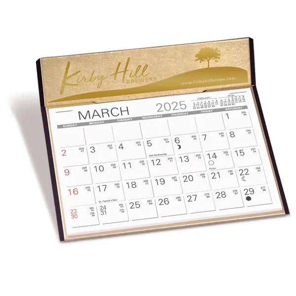 Desk Calendar foil-stamped with a 13 month large memo date pad,... from ASI 95280 Warwick Publishing Co / Warwick
