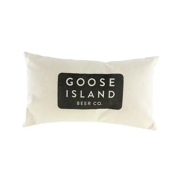 Full Color Rectangle Pillow With 100% Cotton Canvas Cover.... from ASI 92980 WOV-IN® / Universal Strap/Wov-In Line