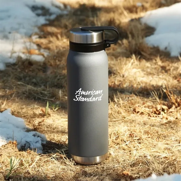 20 oz. double wall vacuum insulated stainless steel water bottle with... from ASI 52840 Evans Manufacturing