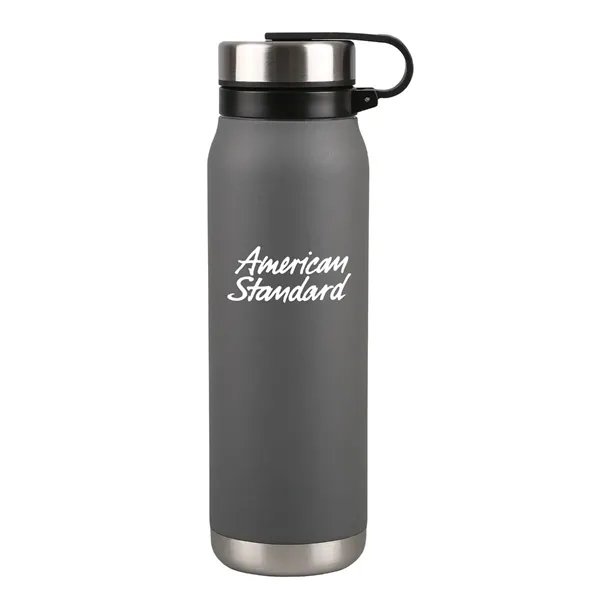 20 oz. double wall vacuum insulated stainless steel water bottle with... from ASI 52840 Evans Manufacturing