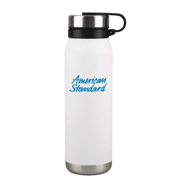 20 oz. double wall vacuum insulated stainless steel water bottle with... from ASI 52840 Evans Manufacturing