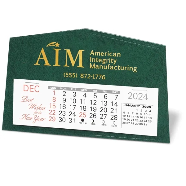 Desk Calendar foild stamped with a 13 month 3 month in... from ASI 95280 Warwick Publishing Co / Warwick