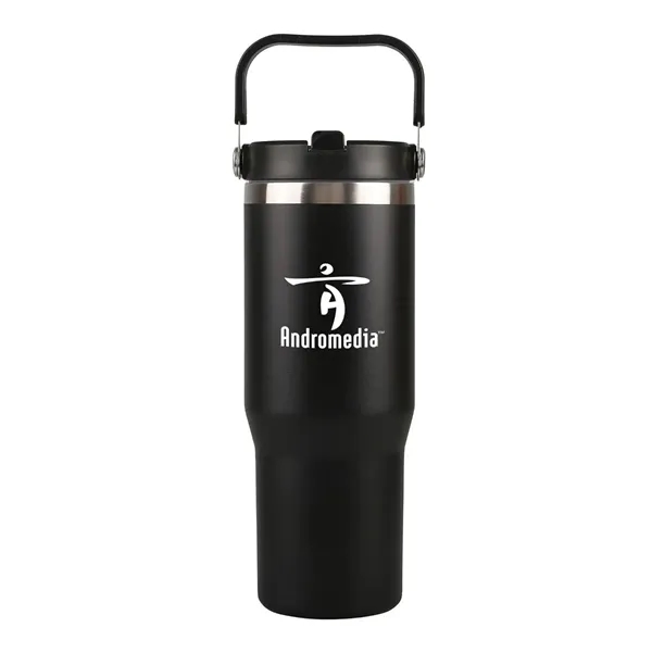 30 oz. double wall vacuum insulated stainless steel tumbler with twist-on... from ASI 52840 Evans Manufacturing