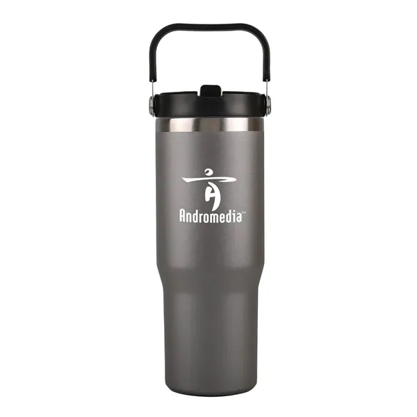 30 oz. double wall vacuum insulated stainless steel tumbler with twist-on... from ASI 52840 Evans Manufacturing