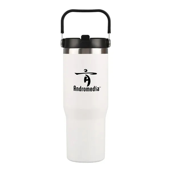 30 oz. double wall vacuum insulated stainless steel tumbler with twist-on... from ASI 52840 Evans Manufacturing