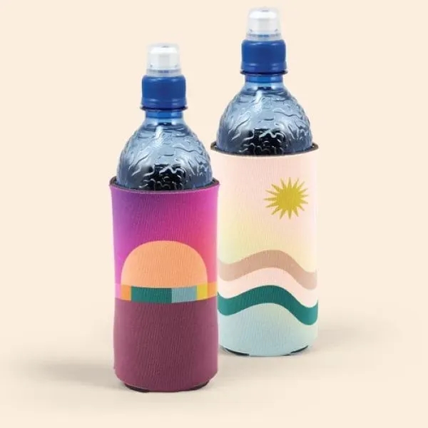 Four-color process insulated bottle bag, 1/8" scuba foam, no clip or... from ASI 74710 Numo / NUMO