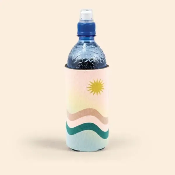 Four-color process insulated bottle bag, 1/8" scuba foam, no clip or... from ASI 74710 Numo / NUMO