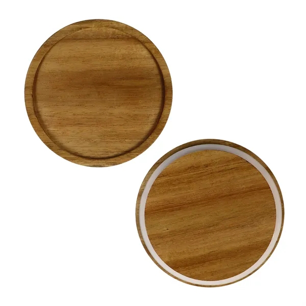 16oz Ceramic Mug with Wood Lid... from ASI 90859 Tempo Industries Inc / Tempo Tempoline