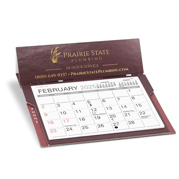 Desk Calendar w/13 month Memo style datepad & flip-out phone address,... from ASI 95280 Warwick Publishing Co / Warwick