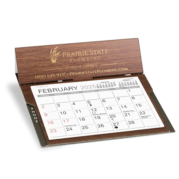 Desk Calendar w/13 month Memo style datepad & flip-out phone address,... from ASI 95280 Warwick Publishing Co / Warwick