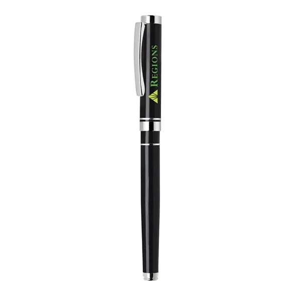 Cap off sleek style aluminum rollerball pen.... from ASI 31517 Admart Products / Admart Line
