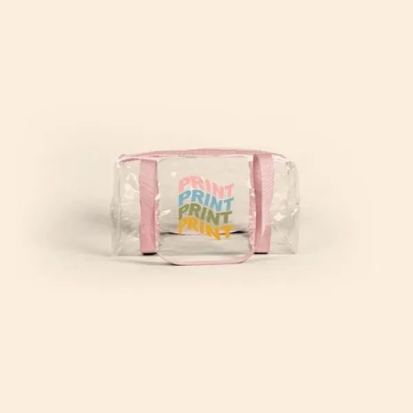 Clear vinyl bag which includes a zipper closure and nylon web... from ASI 74710 Numo / NUMO