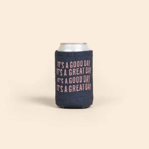 Collapsible can insulator with customizable colored stitching and neoprene pocket... from ASI 74710 Numo / NUMO