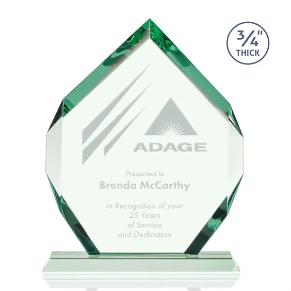 Jade diamond shape award on base.... from ASI 84592 St Regis Group / St Regis