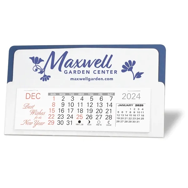 Budget priced Desk Calendar with two-tone design and 5 1/4" x... from ASI 95280 Warwick Publishing Co / Warwick
