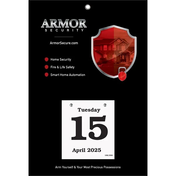 7" x 11" Daily Date Calendar with Medium 4 1/4" x... from ASI 95280 Warwick Publishing Co / Warwick