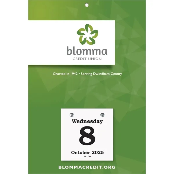 8 3/8" x 12 3/8" Daily Date Calendar with Small 3"... from ASI 95280 Warwick Publishing Co / Warwick