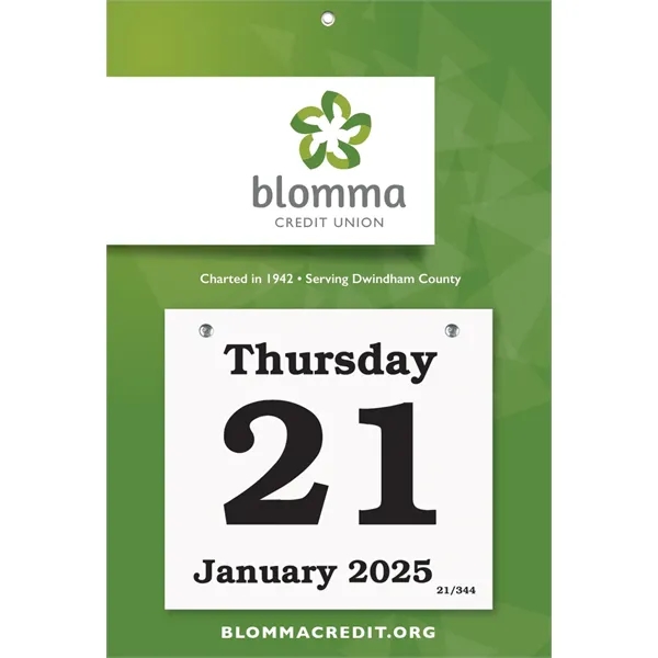 8 3/8" x 12 3/8" Daily Date Calendar with Large 6"... from ASI 95280 Warwick Publishing Co / Warwick