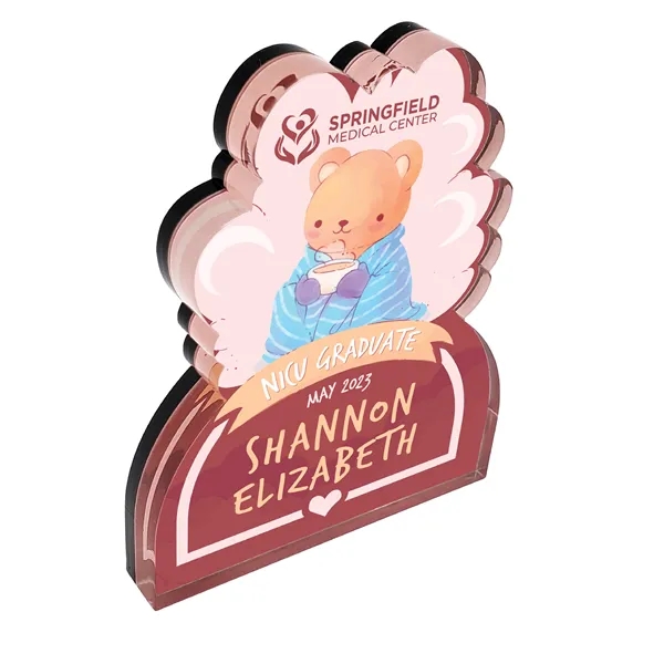 3/4" free-standing acrylic award.... from ASI 72521 Morris Magnets