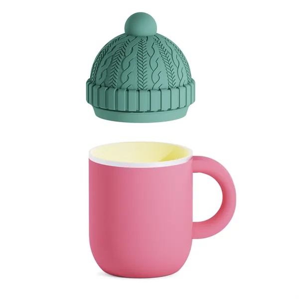 This Insulated mug features a beanie-shaped lid that adds a unique... from ASI 31518 ADNART
