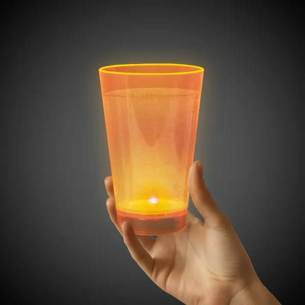 12 oz. UV-reactive neon translucent plastic tumblers with built-in LED lights... from ASI 42016 Brighter Promotions Inc