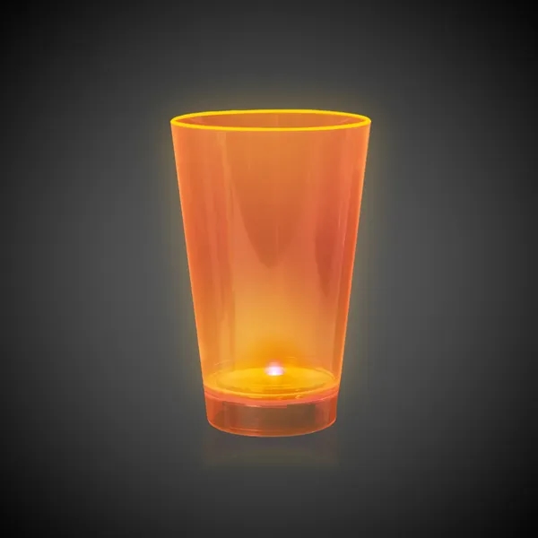 12 oz. UV-reactive neon translucent plastic tumblers with built-in LED lights... from ASI 42016 Brighter Promotions Inc