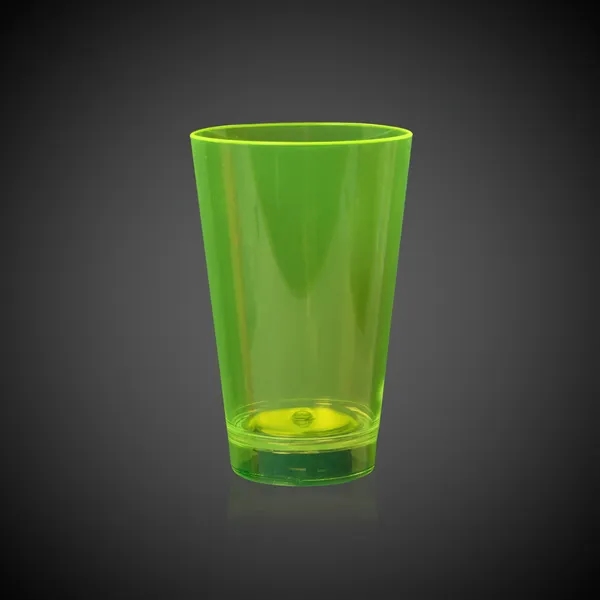 12 oz. UV-reactive neon translucent plastic tumblers with built-in LED lights... from ASI 42016 Brighter Promotions Inc