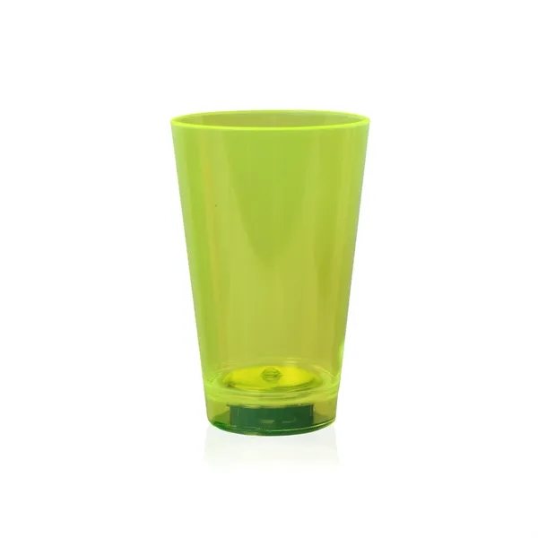 12 oz. UV-reactive neon translucent plastic tumblers with built-in LED lights... from ASI 42016 Brighter Promotions Inc