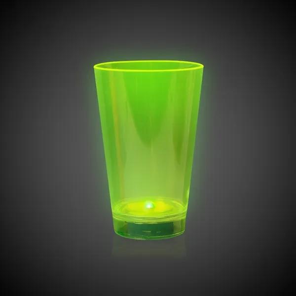 12 oz. UV-reactive neon translucent plastic tumblers with built-in LED lights... from ASI 42016 Brighter Promotions Inc