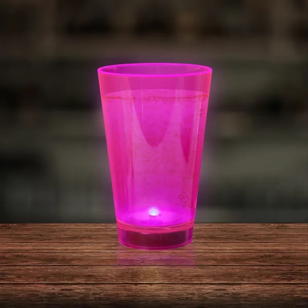 12 oz. UV-reactive neon translucent plastic tumblers with built-in LED lights... from ASI 42016 Brighter Promotions Inc