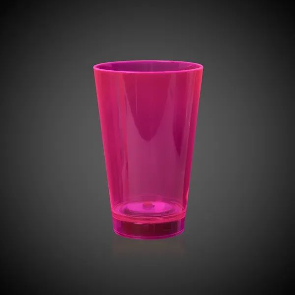 12 oz. UV-reactive neon translucent plastic tumblers with built-in LED lights... from ASI 42016 Brighter Promotions Inc
